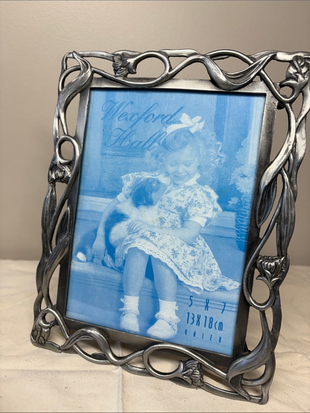 5 X 7 Floral Metal Picture Frame